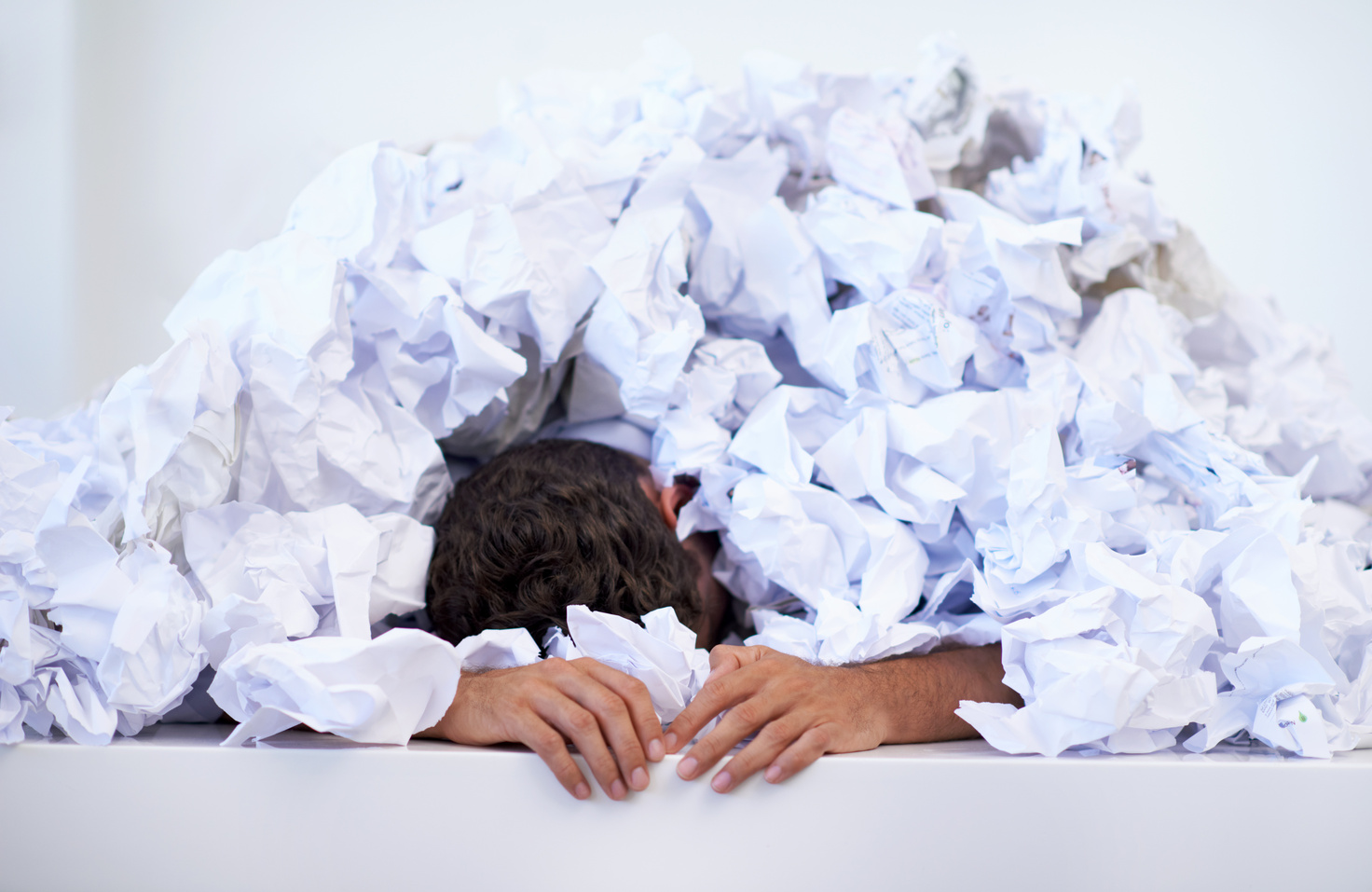 The paperwork's piling up